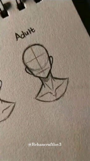 How to draw Head female Tutorial ✨ #drawing #tutorial #howtodraw #head #art