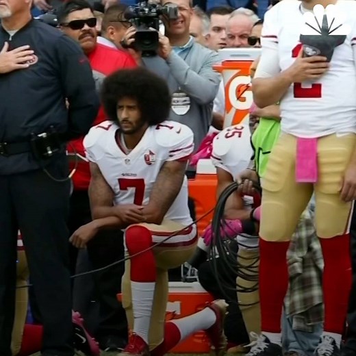 WATCH: In 2016, Colin Kaepernick took a knee during the national anthem. Here's a look back at the controversy that followed, and how NFL protests have grown since. | NBC News