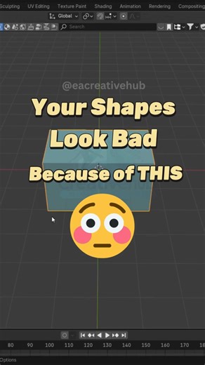 Fix Your Blender Models in 5 Seconds ⏱️ #blender #3d #cgi #viral #3dmodeling