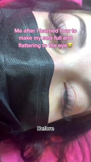 😭😭 #lashtechfunnies #fullsetlashes #volumefantutorial #lashtechtips