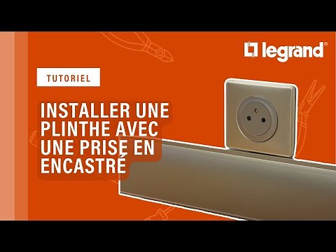 Plinthe déco Céliane Legrand : comment installer une plinthe avec une prise électrique encastrée ?