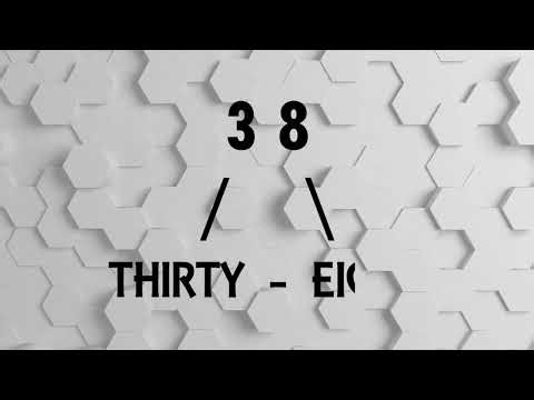 Name Spelling of Number 38