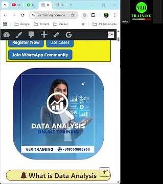 Data Analyst Online training Course Overview