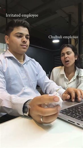 Same Office But She is on Different Mission 😂 | Irritation Department | Vipin POV #shorts #day1
