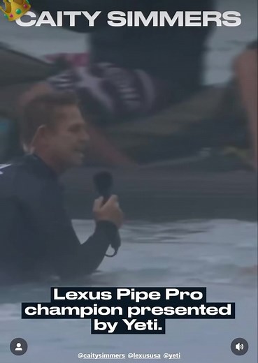 “Pipeline’s for the f**king girls!’. Here’s rising star of the WSL 18 year old Caity Simmers celebrating her win at the Pipe Pro, what a legend! Watch the Catch Up https://surfgirlmag.com/next-generation-of-chargers-conquer-pipe/ | SurfGirl