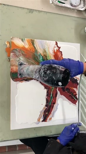 DIY Acrylic Pour Art on a Sikaic LED Nightstand, Stunning Nightstand Transformation, Functional Art