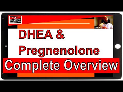 DHEA And Pregnenolone - Lecture by Dave Lee - Pregnenolone for men - DHEA for men