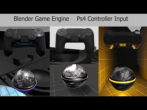 Blender Game Engine - PS4 Controller - Blender 2.74