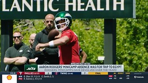 Here's why Aaron Rodgers missed minicamp 🤔 | New York Jets on CBS Sports