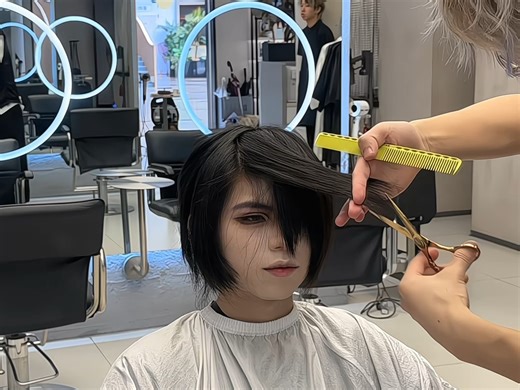 真发修剪夜斗M字刘海去漫展是种什么体验！