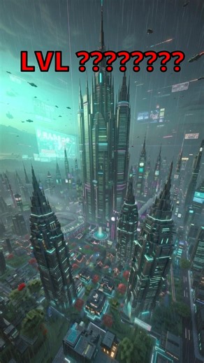 Minecraft House at Different Levels 🤯 #shorts