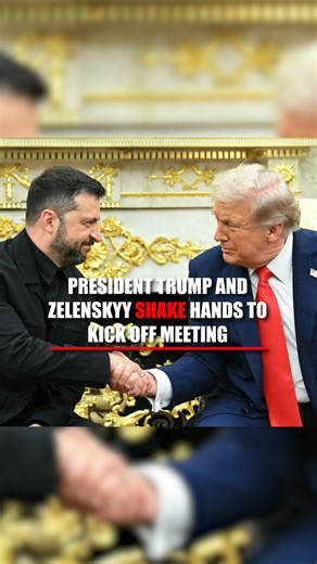 Trump and Zelenskyy shake hands to kick off high-stakes meeting at the White House. | Fox News