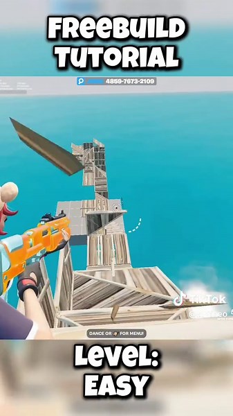 Freebuild Tutorial | #fortnite #freebuild #tutorial #fyp #pro | free build fortnite