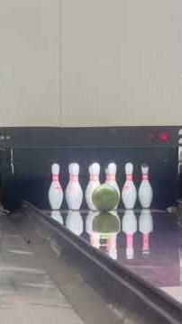 Difference between string pins vs free fall (pt. 2) #bowling