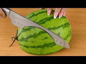The Easiest Way to Cut Watermelon – Fast, Clean, and No Fuss !