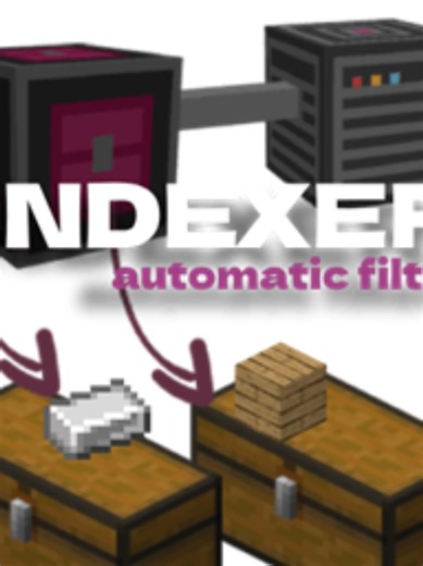 Mod Indexer facil y rapido. #mod #bilopy #minecraft #indexer #explicacion