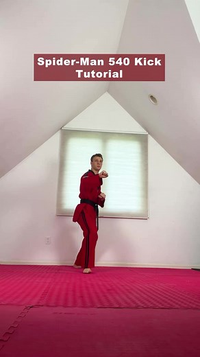 19K views · 788 reactions | Spider-Man 540 Kick Tutorial #taekwondo #martialarts #spiderman #marvel #540kick | Liam Gutmacher TKD | Facebook
