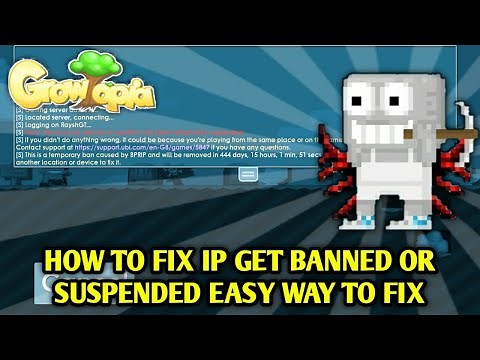 How To Fix IP Get Banned Or Suspended - Growtopia