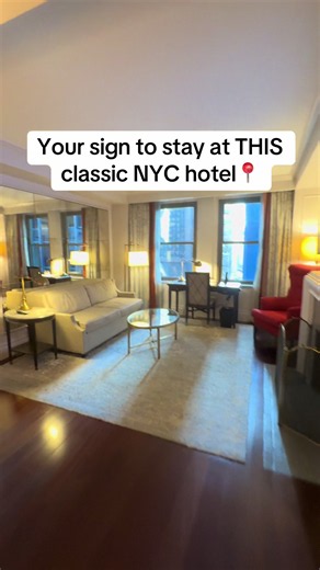 The InterContinental New York Barclay by IHG is a timeless luxury hotel in Midtown Manhattan, blending classic New York elegance with sophisticated Art Deco-inspired design ✨ Featured in this video is their City View Premium Suite (One Bedroom), featuring a spacious layout with a separate living room and bedroom — a rare luxury in New York City hotels 🏙️ 👇🏼 Tag your travel partner below and plan your dream NYC getaway today 👇🏼 #traveltok #tiktoktravel #newyorkcity #luxuryhotel #fyp