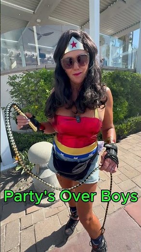 Wonder Woman Just Took Over The Streets #cosplay #trending #shorts