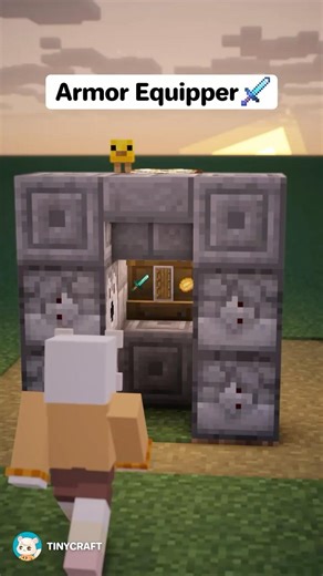 Minecraft Armor Equipper - Redstone Build Idea ⚔️