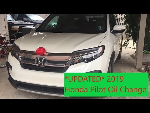 2019 Honda Pilot Oil and Filter Change (Updated)