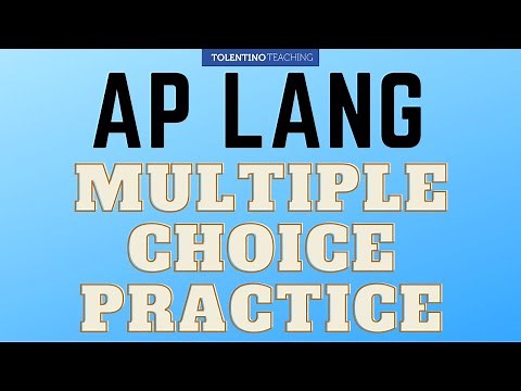 AP Lang Multiple Choice Practice
