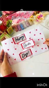 DIY handmade pop-up birthday card ideas so beautiful and very easy birthday card making