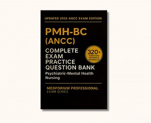 Complete PMH-BC (ANCC) Exam Question Bank: Psychiatric-mental Health Nursing 320  Practice Questions With Answers & Rationales - Etsy