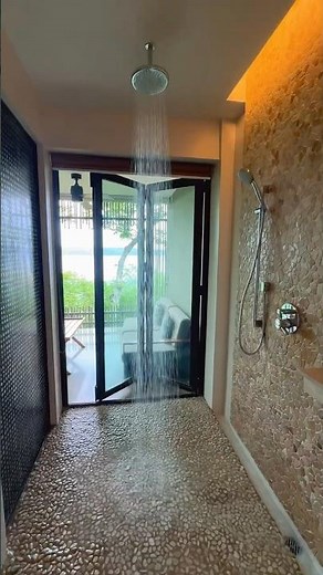 Shower views at Andaz Resort In Costa Rica 🚿😍