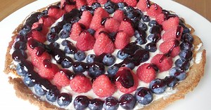 Tarte aux fruits rouges et mascarpone