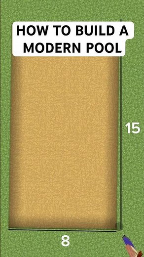 Minecraft: How to build a modern pool #minecraft #minecraftbuilding #minecraftbuild #minecraftideas