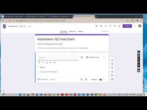 How to create test or exam online using Google forms?