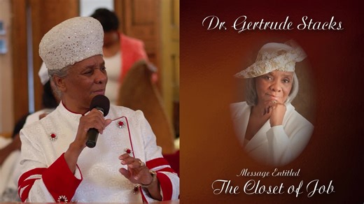13K views · 644 reactions | Dr. Gertrude Stacks Message Entitled: The Closet of Job. Audio Recording | Dr. Gertrude Stacks | Facebook