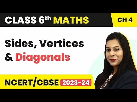 Sides, Vertices and Diagonals - Basic Geometrical Ideas | Class 6 Maths