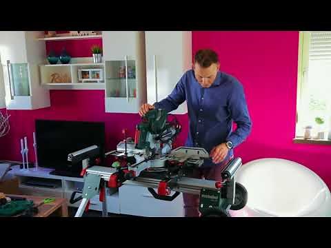Metabo Kappsäge KGSV 72 xact Sym mit symmetrisch verstellbarem Anschlagsystem