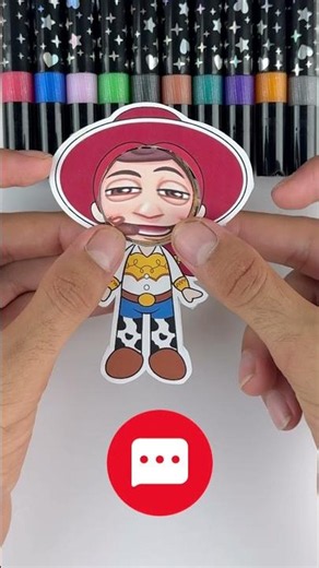 Toy Story 5 diy paper game #shorts #art #drawing #toystory