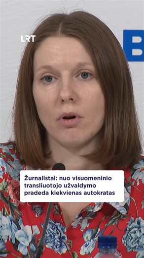 Žurnalistai: nuo visuomeninio transliuotojo užvaldymo pradeda kiekvienas autokratas. LRT TV naujienų tarnybos vaizdo medžiaga. #LRT | LRT