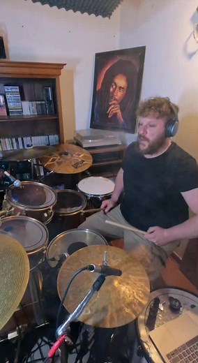 Eddie Murphy Comedy Reggae Music Drum Cover by Italian Drummer