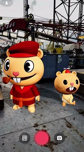 Pop and Cub #happytreefriends