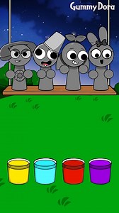 282K views · 5K reactions | Perfect Puzzle Challenge 2 - Jump into the correct color bucket Incredibox Sprunki  #sprunki | Reel Minecraft animation | Facebook