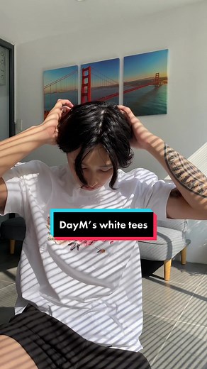 White tee for a shiny sunday 🤍🤍🤍 #trending #xuhuong #daymapparel #daym #ootd #mixandmatch #fashion #stylingoutfitideas #fashiontiktok