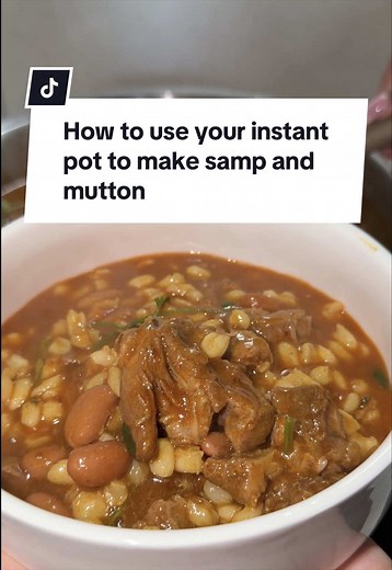 Instant Pot Samp & Mutton Recipe: Easy South African Dish