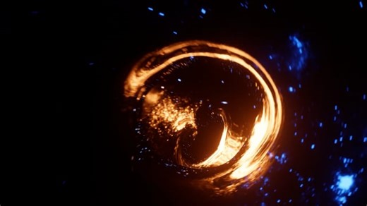 Wormhole, Black Hole, Space. Free Stock Video