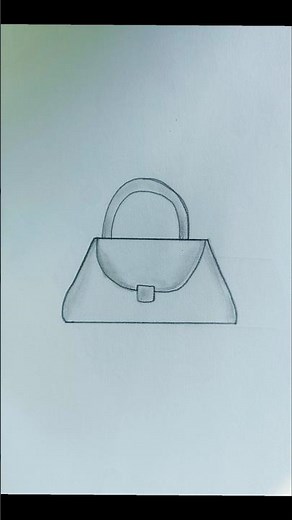 Drawing of Hand bag || purse drawing #drawing #ytshorts