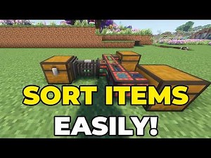 ATM10: How To Sort Items EASILY! (Logistical Sorter)