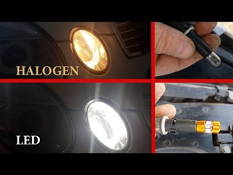 How to install LED W5W T10 Parking Lights on Mercedes W211, W219 / LED W5W From China Mercedes