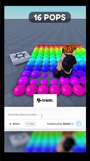 Create roblox games with ForgeGui #roblox #robloxdev