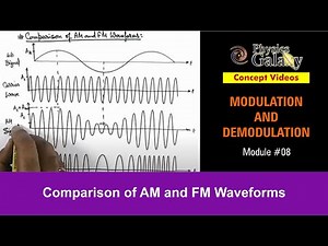 Class 12 Physics | Modulation | #8 Comparison of AM and FM Waveforms | For JEE & NEET