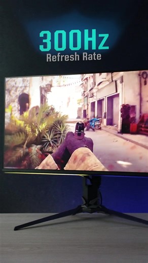 Get ready for an unmatched gaming experience with the 𝗔𝗰𝗲𝗿 𝗣𝗿𝗲𝗱𝗮𝘁𝗼𝗿 𝗫𝗕𝟮𝟱𝟯𝗤 𝗙𝟯 𝟮𝟰.𝟱-𝗶𝗻𝗰𝗵 𝗺𝗼𝗻𝗶𝘁𝗼𝗿! 🎮 🖥️ ✅ Key Features: ✔ 300Hz Refresh Rate – Say goodbye to lag and hello to ultra-smooth gameplay! ✔ 1ms Visual Response Boost (VRB) – Enjoy fast-moving action with crystal-clear visuals. ✔ 99% sRGB Wide Color Gamut – Vibrant, true-to-life colors for your games and media. ✔ Full HD IPS Display – 62.23 cm (24.5") panel delivering sharp visuals from any angle. ✔ 250 